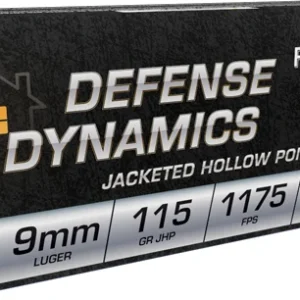 FIOCCHI 9MM LUGER 115GR JHP