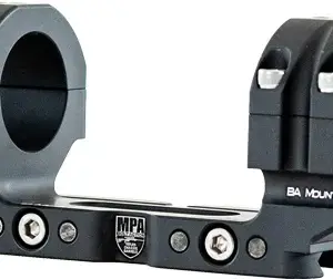 MPA SCOPE MOUNT BA 1-PC 35MM - 1.125" 0 MOA BLACK