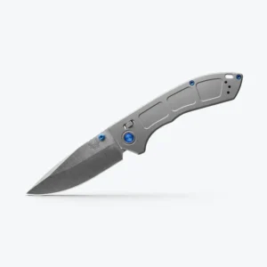 NARROWS , GRAY TITANIUM , DROP-POINT KNIFE