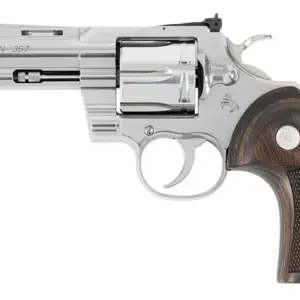 CLT TARGET PYTHON 357MAG 4.25 SS WALNUT GRIPS