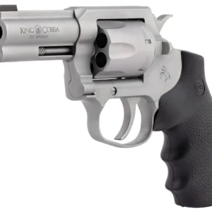 CLT KING COBRA 357MAG 3 MATTE SS HOGUE GRIP BLEM