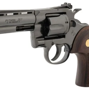 CLT PYTHON 357MAG 4.25 BLUED WOOD GRIPS BLEM