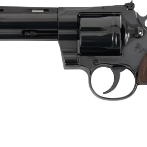 CLT PYTHON 357MAG 6 BLUED WOOD GRIP BLEM