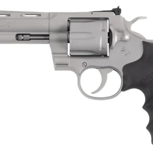 CLT PYTHON 357MAG 5 MATTE SS RUBBER BLEM