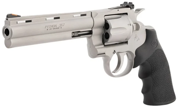 CLT PYTHON 357MAG 6 MATTE SS RUBBER BLEM