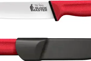 COLD STEEL SLOCK MASTER 6.75" - PLAIN EDGE BLADE RED TIM WELLS
