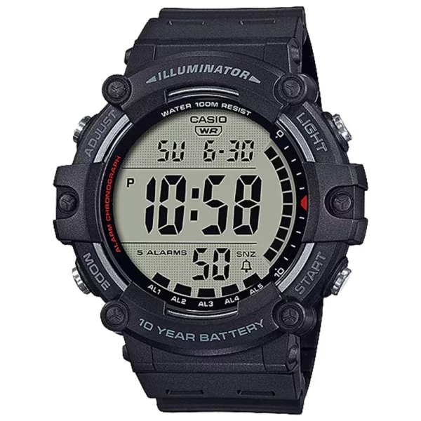 Classic Digital Watch w/ 10-Year Battery