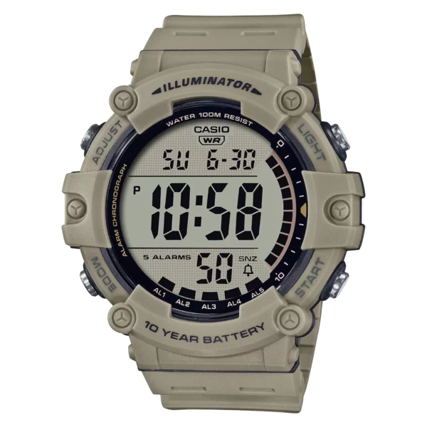 Classic Digital Watch w/ 10-Year Battery