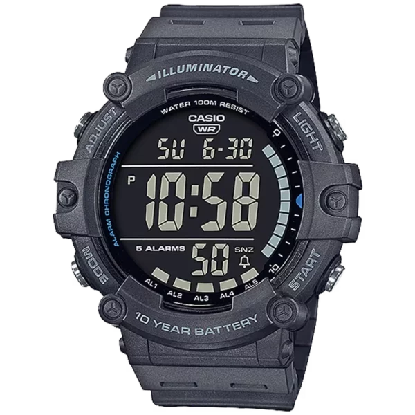Classic Digital Watch w/ 10-Year Battery
