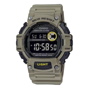 Mud-Resistant Digital Watch w/ Vibration Alarm