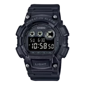 Classic Digital Watch w/ Vibration Alarm & Super Bright Backlight