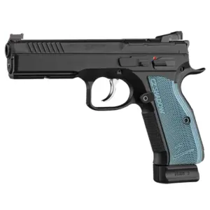 CZ SHADOW 2 OR 9MM BLUE GRIPS