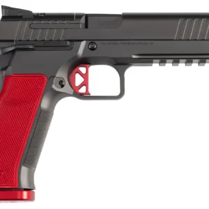 CZ DW DWX 9MM 5 FOFS OR RAIL RED GRIPS 10RD