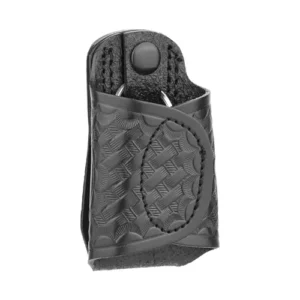 Basketweave Leather Silent Key Holder