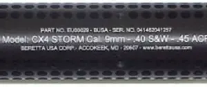 BERETTA BARREL SHROUD CX4 - STORM RIFLE ALUMINUM BLACK