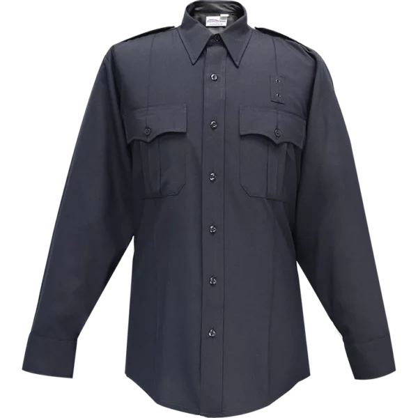 Justice Long Sleeve Shirt w/ Zipper - LAPD Navy