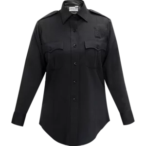 Justice Women's Long Sleeve Shirt - LAPD Navy