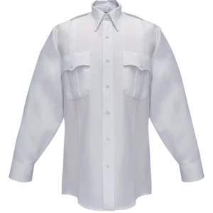 Duro Poplin Long Sleeve Shirt w/ Sewn-In Creases