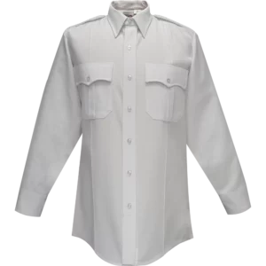 Deluxe Tropical Long Sleeve Shirt w/ Pleated Pockets