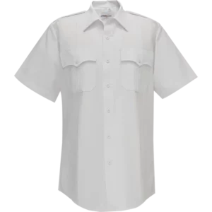 Duro Poplin Short Sleeve Shirt w/ Sewn-In Creases