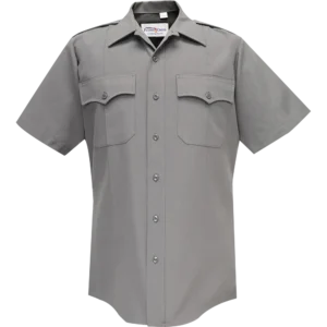 Deluxe Tropical Short Sleeve Shirt - Slate Gray