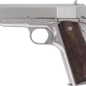 TISAS 1911 TANK COMMANDR 9MM - 4.25" BBL WOOD GRIP 9RD NICKEL