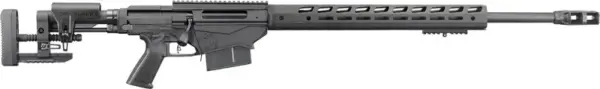 RUGER PRECISION 338 LAPUA MAG - 26" MATTE BLACK W/MUZZLE BRAKE
