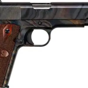 AUTO-ORDNANCE GI 1911A1 45ACP - CASE HARDENED FIXED WOOD