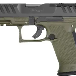 WALTHER PDP COMPACT 9MM 4" FS - 15-SHOT GREEN POLYMER FRAME