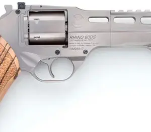 CHIAPPA RHINO 60DS 357MAG - 6" ADJ. SIGHT CHROME/WALNUT