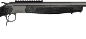 CVA SCOUT TD 45-70 25" W/RAIL - & BRAKE TUNGSTEN/BLACK WEB
