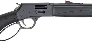 HENRY X MODEL LEVER 357/38 - 17.4" TB BLUED BLACK SYN.