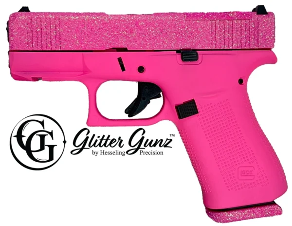 GLOCK 43X MOS 9MM 3.41 GLITTER GUNZ PIXIE