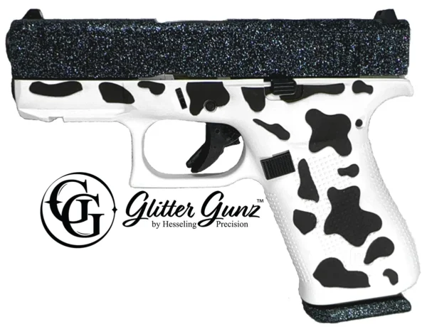 GLOCK 43X MOS 9MM 3.41 GLITTER GUNZ TACTI COW