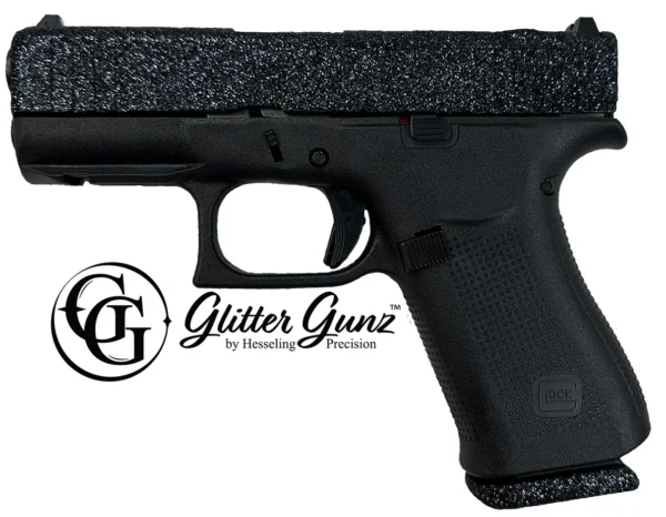 GLOCK 43X MOS 9MM 3.41 GLITTER GUNZ TWILIGHT