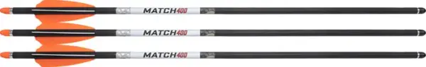 WICKED RIDGE XBOW ARROW MATCH - 400 CARBON 20" ALPHA HP 3PK