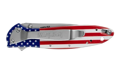 KERSHAW LEEK 3" USA FLAG/SLV 3 KERSHAW LEEK 3" USA FLAG/SLV - Image 3