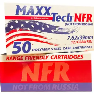 MAXX 7.62X39 123 FMJ STEEL 50/10