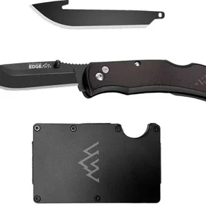Outdoor Edge 3"" Razor Carry + WalletÂ (2 Blades)