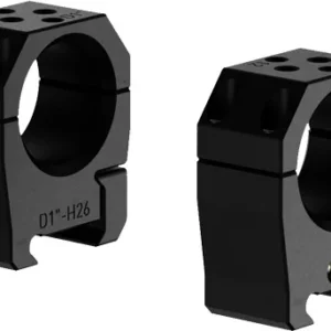 AUDERE SCOPE RINGS PSR 1" - LOW BLACK
