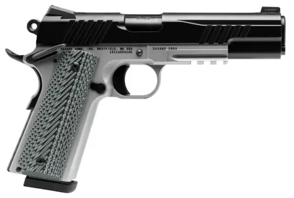SAV 1911 GOV'T BLK/SS 9MM 5 10RD