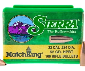 SIERRA MATCHKING .224 52GR 100CT