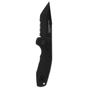 SOG-TAC AU CompactÂ  â Black / Tanto / Partially Serrated