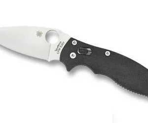 SPYDERCO MANIX 2 BLACK G10 PLAINEDGE