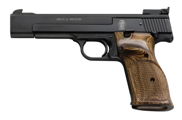 SMITH AND WESSON 41 22LR 10+1 BLUE/WOOD 5.5" AS