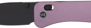 WE KNIFE BANTER 2 2.87" PURPLE - ALUMINUM/BLK STNWASH CROSSBAR