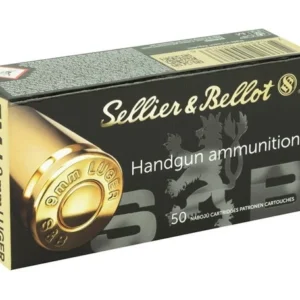 SELLIER & BELLOT 9MM 115G FMJ 50RD BOX 20 BOXES PER CASE