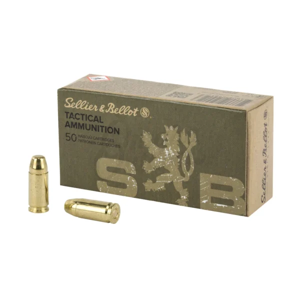 SELLIER & BELLOT 9MM LUGER SUBSONIC 140GR FMJ 50RD BOX 20 BOXES PER CASE
