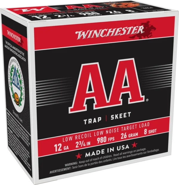 AA 12GA 2 3/4" #8 LOW RECOIL