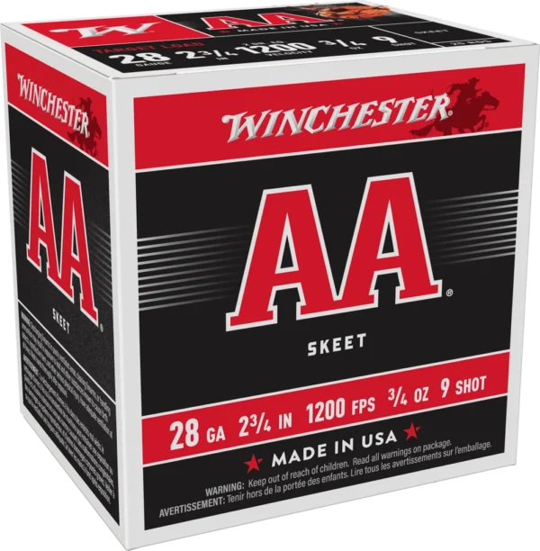 28GA 2-3/4" 3/4OZ #9SHOT 25RD BOX
